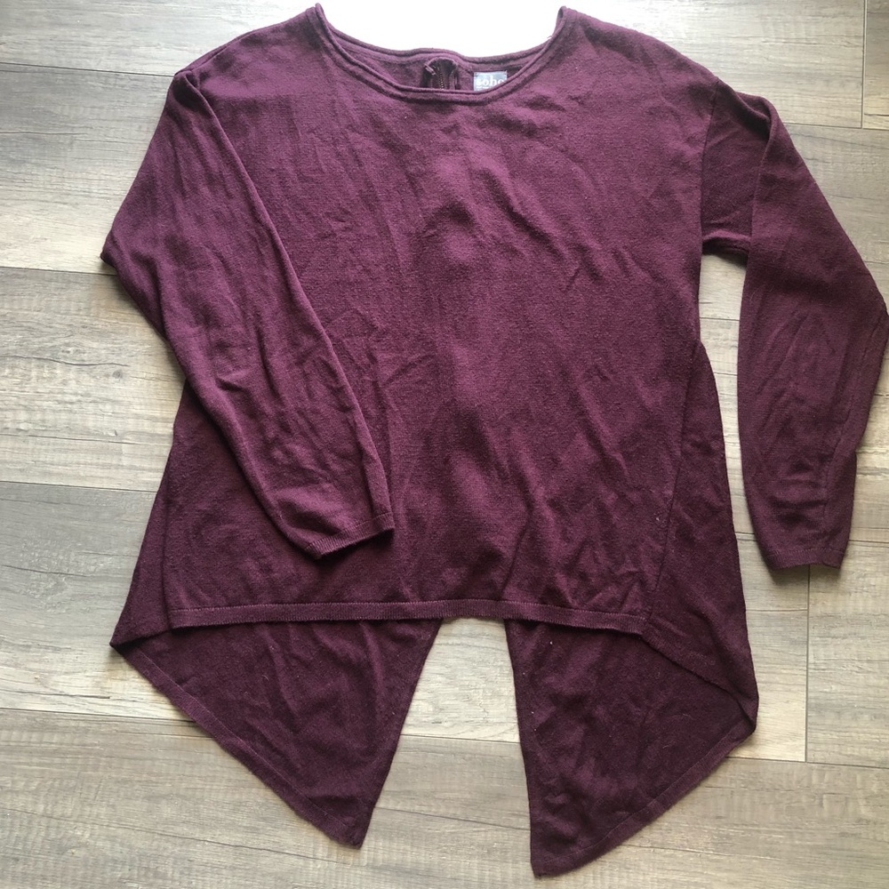 Burgundy New York & Co. Top
